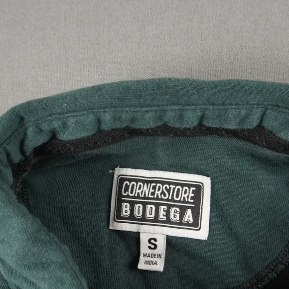 Y2K Rugby Long Sleeve Polo Color Block Cornerstore Bodega Shirt Mens S GOAT - Picture 8 of 11